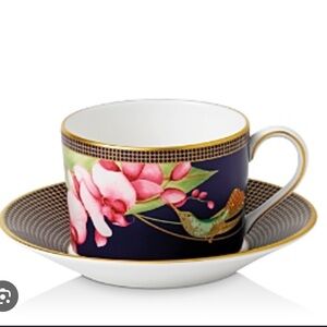 Wedgwood hummingbird blue tea cup